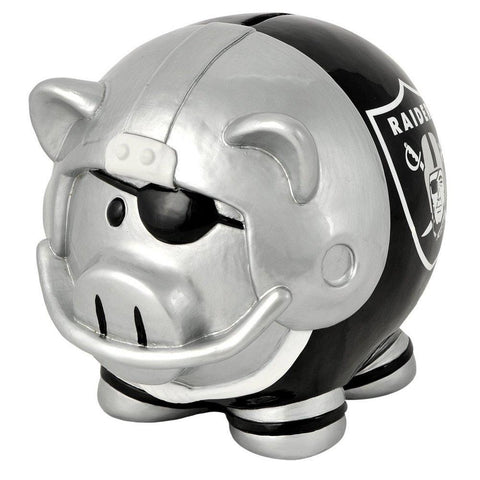 LARGE PIG BANK NFL OAK 05579
