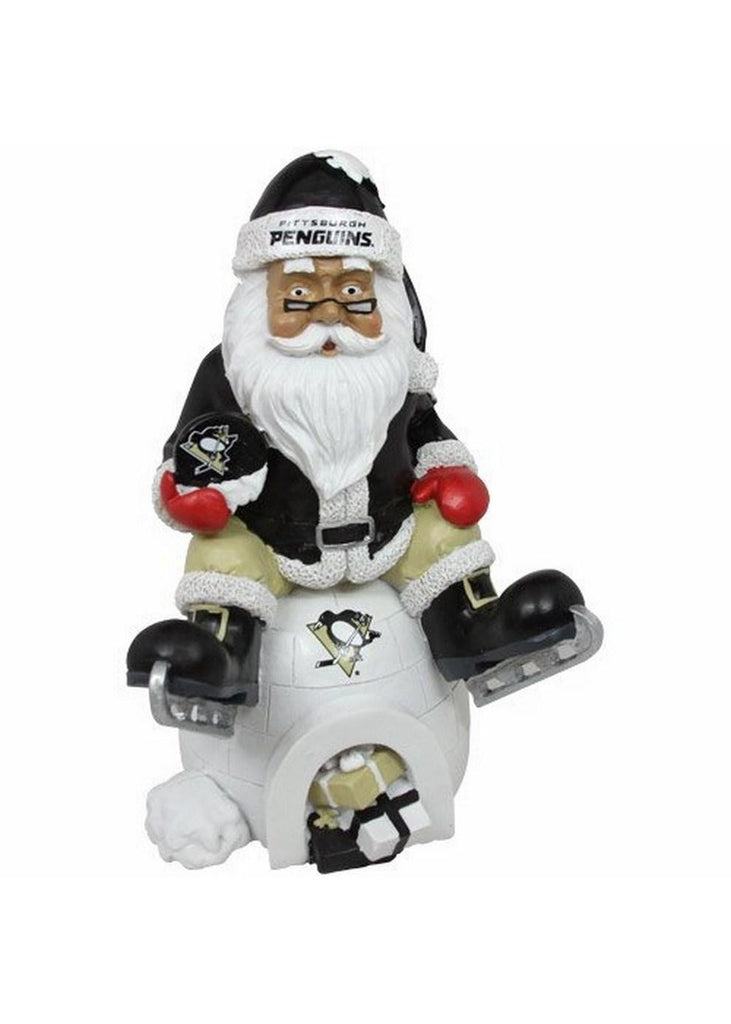 "Pittsburgh Penguins 11.5" Thematic Santa"