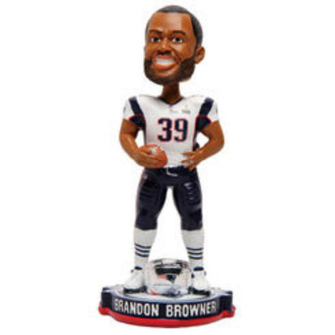 New England Patriots Browner B. #39 Super Bowl Xlix Champions Bobble