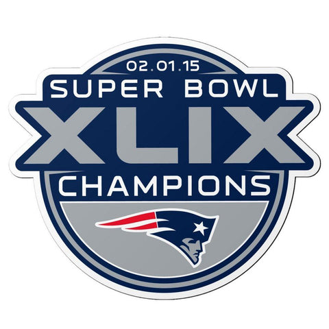 New England Patriots Super Bowl Xlix Champions 6 Magnet