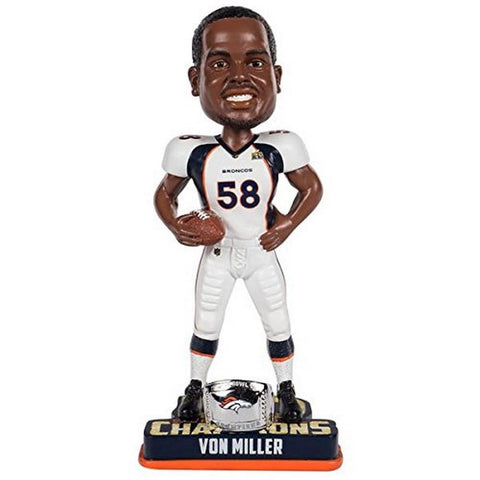 Denver Broncos Von Miller SB Champs Bobblehead