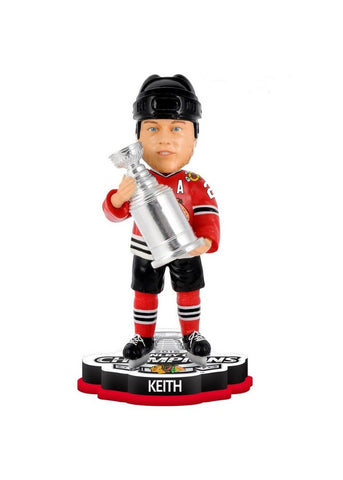 Forever Collectibles 2015 Stanley Cup Champions Chicago Blackhawks Duncan Keith Home Bobblehead