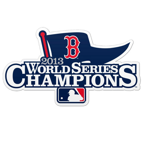 MLB Boston Red Sox 2013 World Series Champions Team Logo Car Magnet