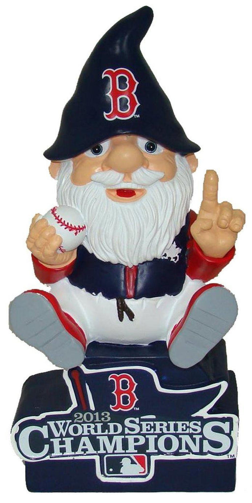 MLB Boston Red Sox 2013 World Series Champions Sitting on Logo Gnome