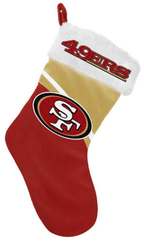 NFL Swoop Logo Stocking NFL Team: San Francisco 49ers
