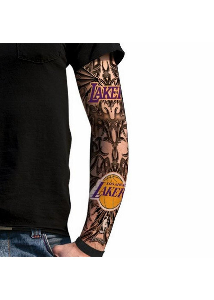 Fans Ink Tattoo Sleeve - Los Angeles Lakers (For Light Skin)