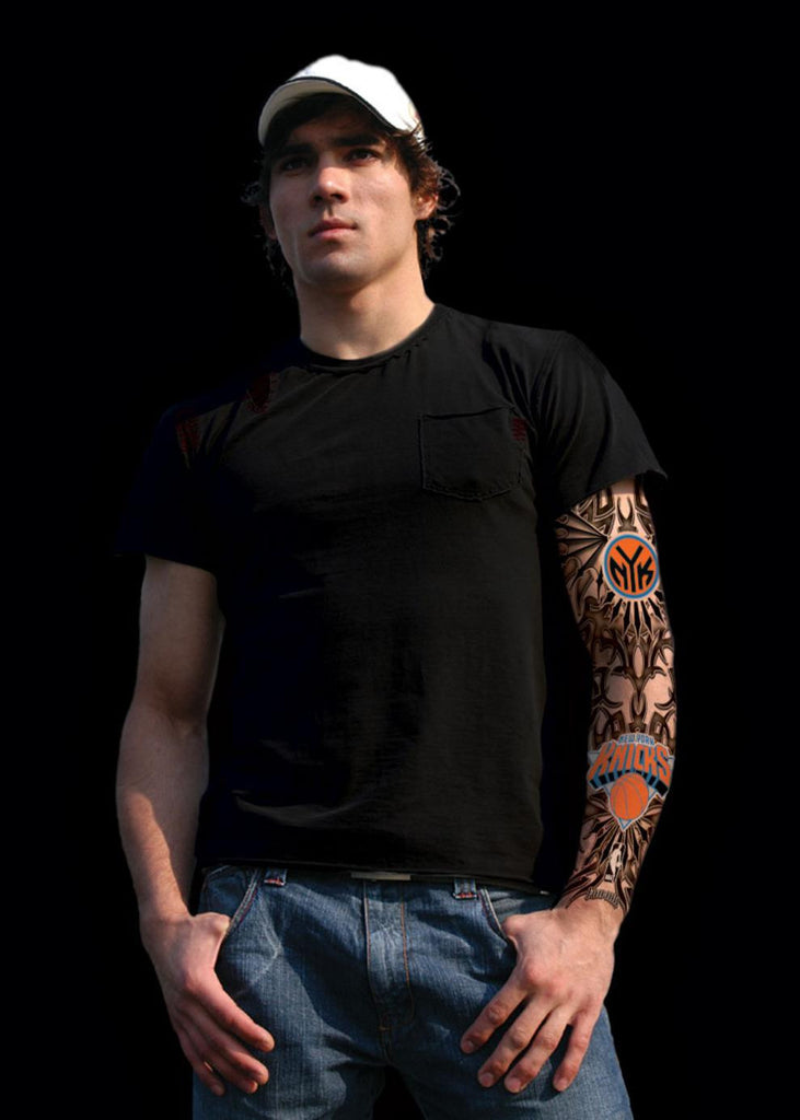 Fan's Ink NBA New York Knicks Tribal Tattoo Caucasian