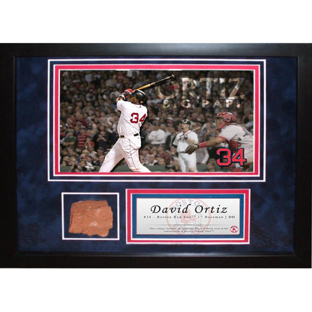 "Boston Red Sox David "Big Papi" Ortiz Fenway Mini Brick Collage"