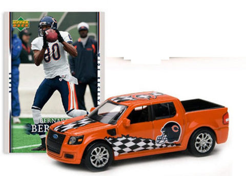 NFL Ford Svt Adrenalin Concept Diecast - Bears With Bernard Berrian Card