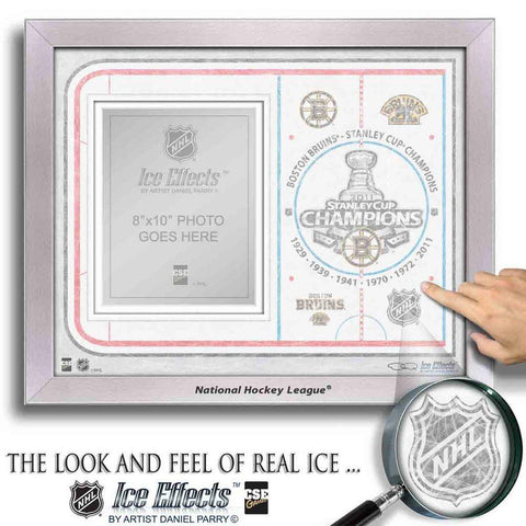 NHL Ice Effects Frames - 2011 Stanley Cup Champions Boston Bruins