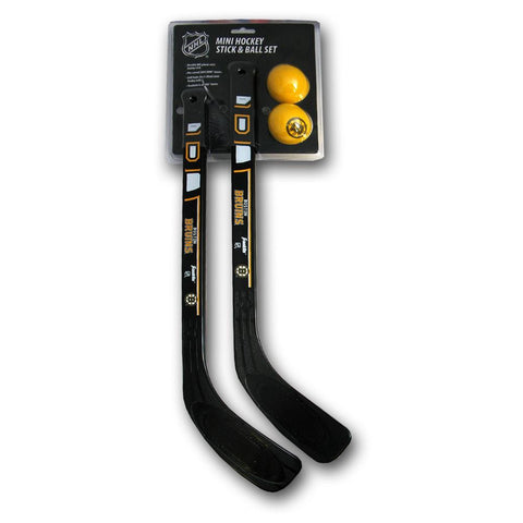 Franklin Mini 2 Hockey Stick Set - Boston Bruins