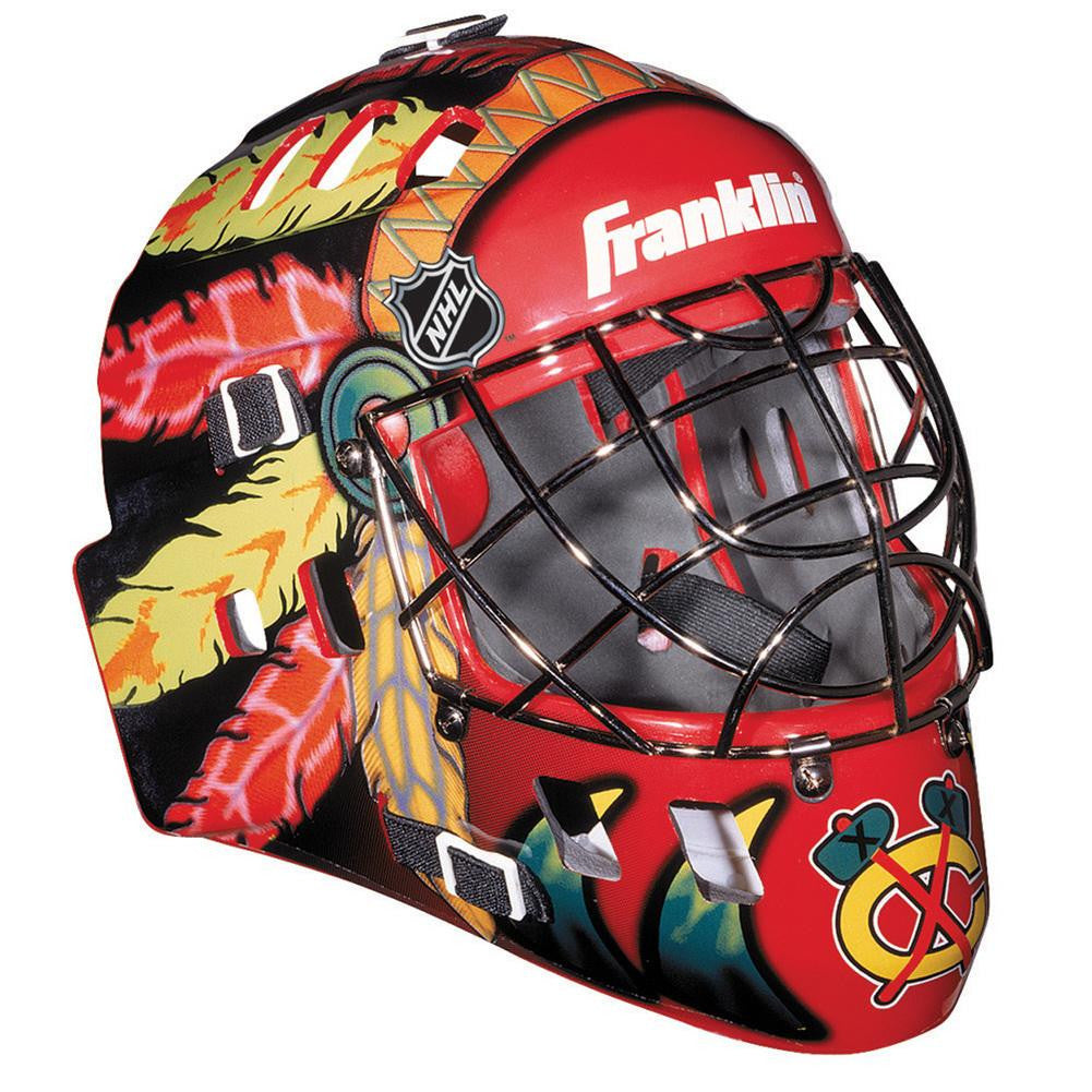 Franklin Sports 12082F01 NHL youth size ages 59 goalie mask Blackhawks