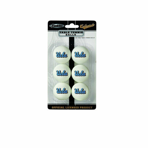 Franklin NCAA UCLA 6-Pack Table Tennis Balls