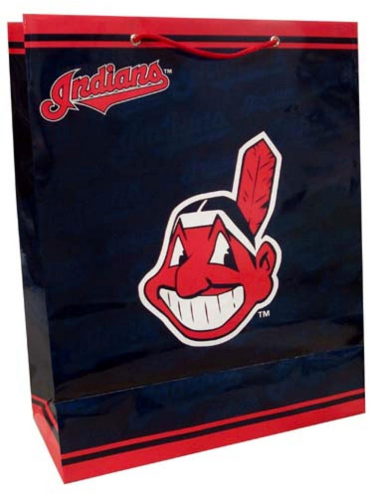 MLB Cleveland Indians Large Gift Bag