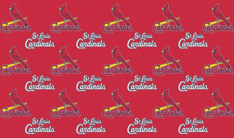 2-Packages of MLB Gift Wrap - Cardinals