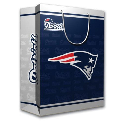 NFL New England Patriots Medium Gift Bag