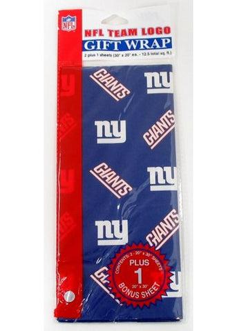 New York Giants Flat Gift Wrap