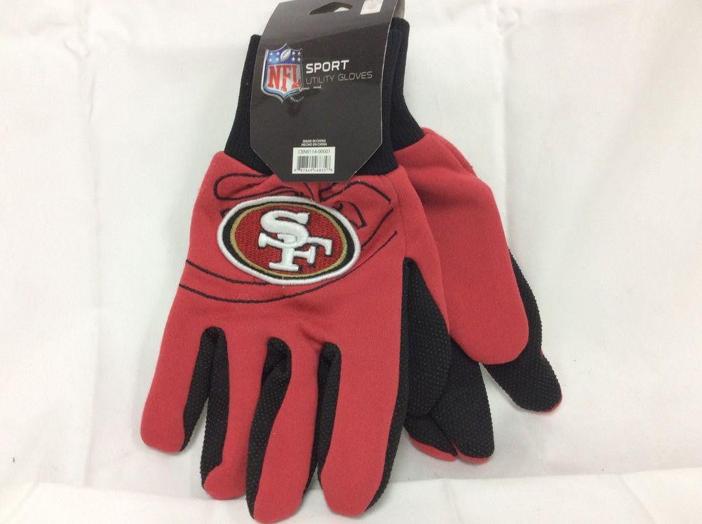 NFL San Francisco 49ers 2014 Raised Logo Gloves