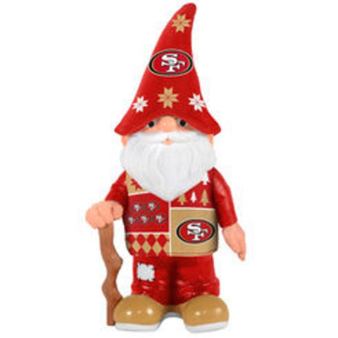 SAN FRANCISCO 49ERS REAL UGLY SWEATER GNOME - BUSY BLOCK