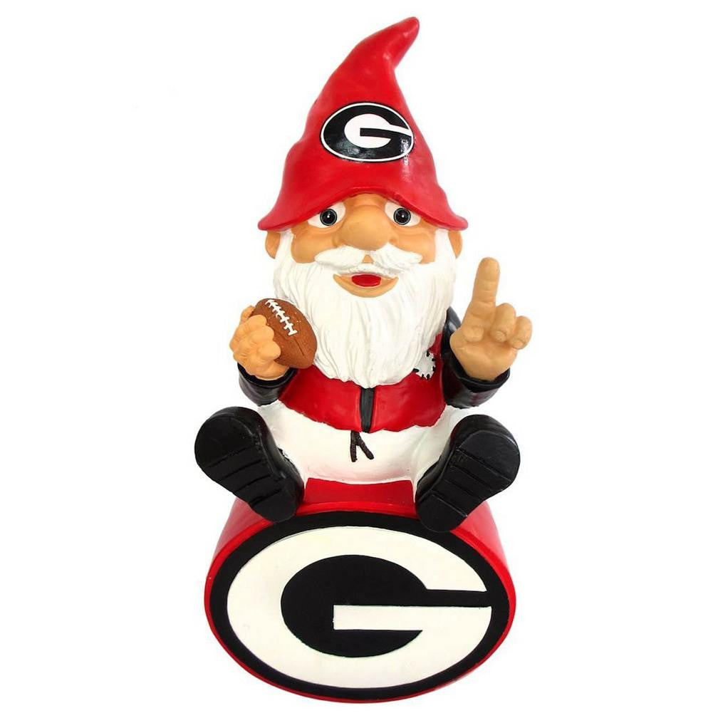 NCAA University of Georgia Gnome Sitting on Logo
