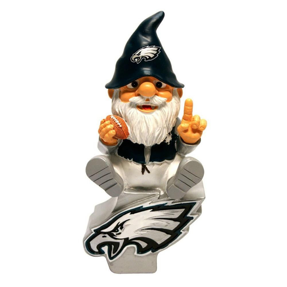 Philadelphia Eagles Gnome Sitting on a Logo