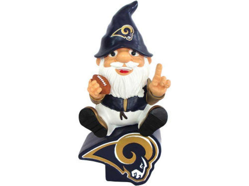 St. Louis Rams Sitting On Logo Gnome
