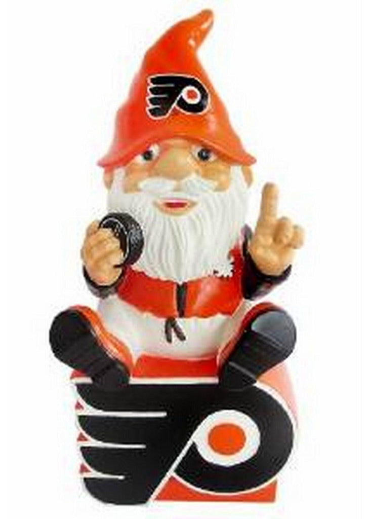 Philadelphia Flyers Gnome Sitting on a Logo