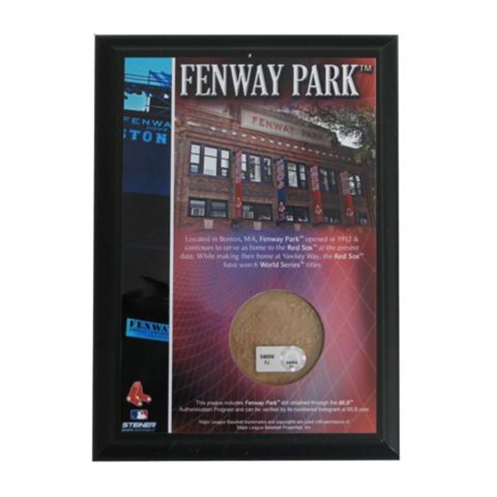 Steiner 2009 MLB Fenway Park Game-Used Dirt Plaque