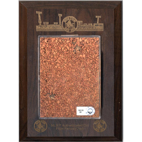 Boston Red Sox FENWAY Game Used Dirt Mini Plaque
