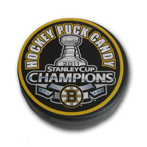 NHL Boston Bruins Hockey Puck Candy (Display of 12)