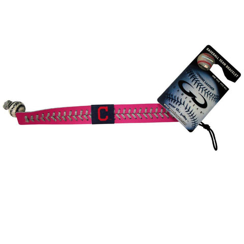 MLB Cleveland Indians Neon Pink Gamewear Wristband