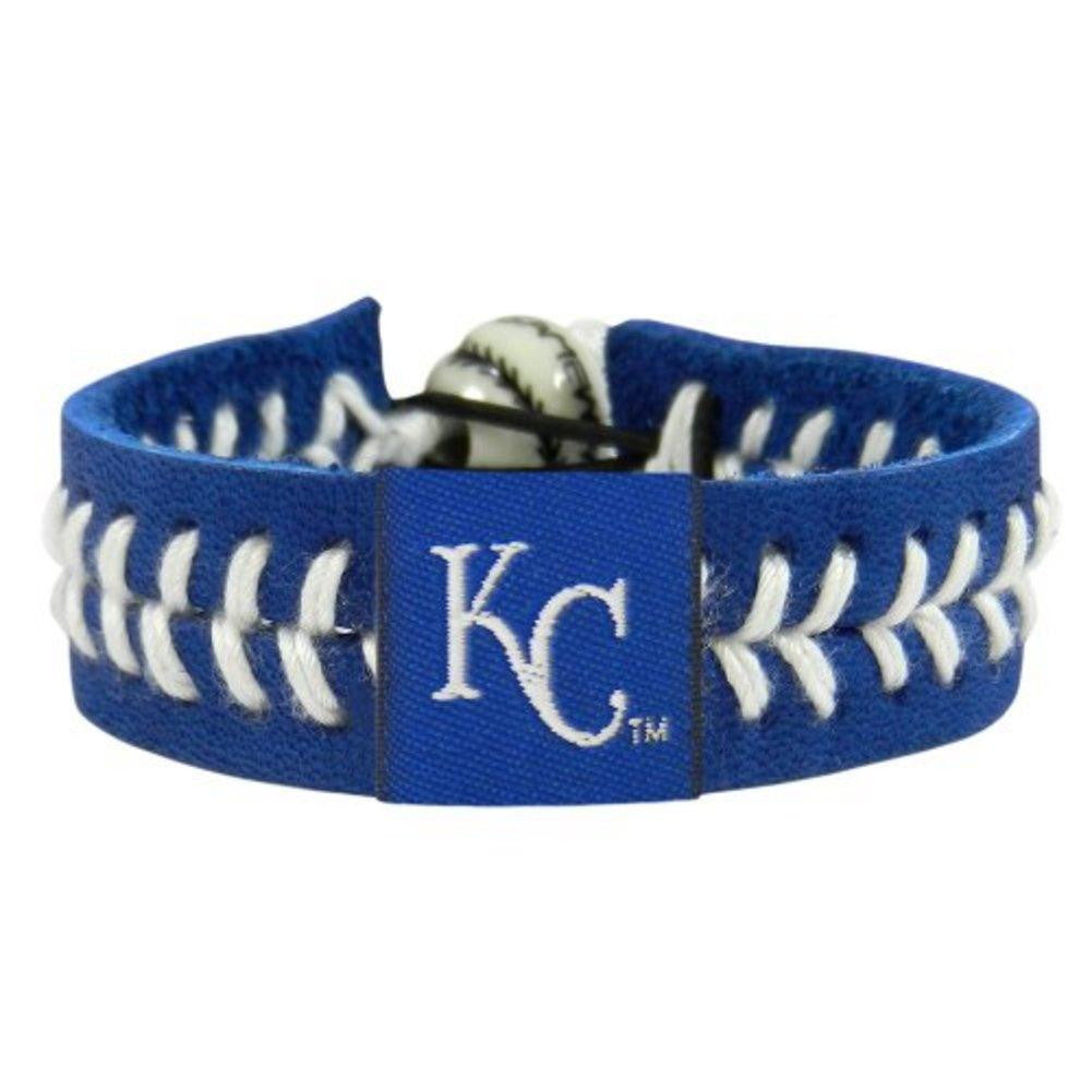 MLB Kansas City Royals Team Color Baseball Bracelet