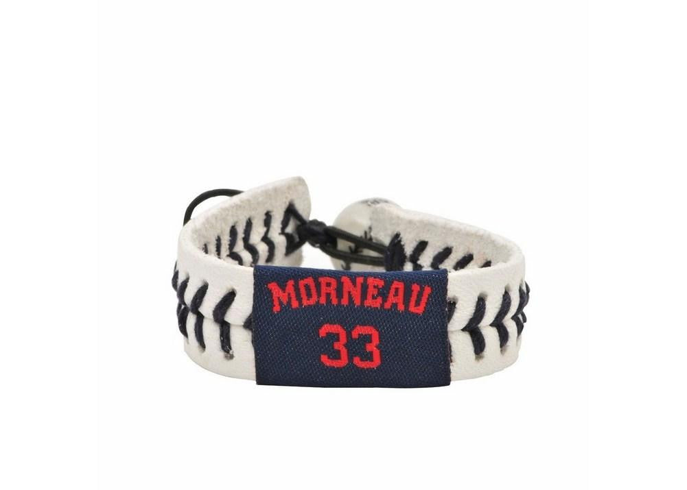 Gamewear MLB Leather Wrist Band - Minnesota Twins - Justin Morneau