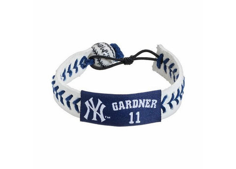 Gamewear Leather Wristband - New York Yankees Brett Gardner
