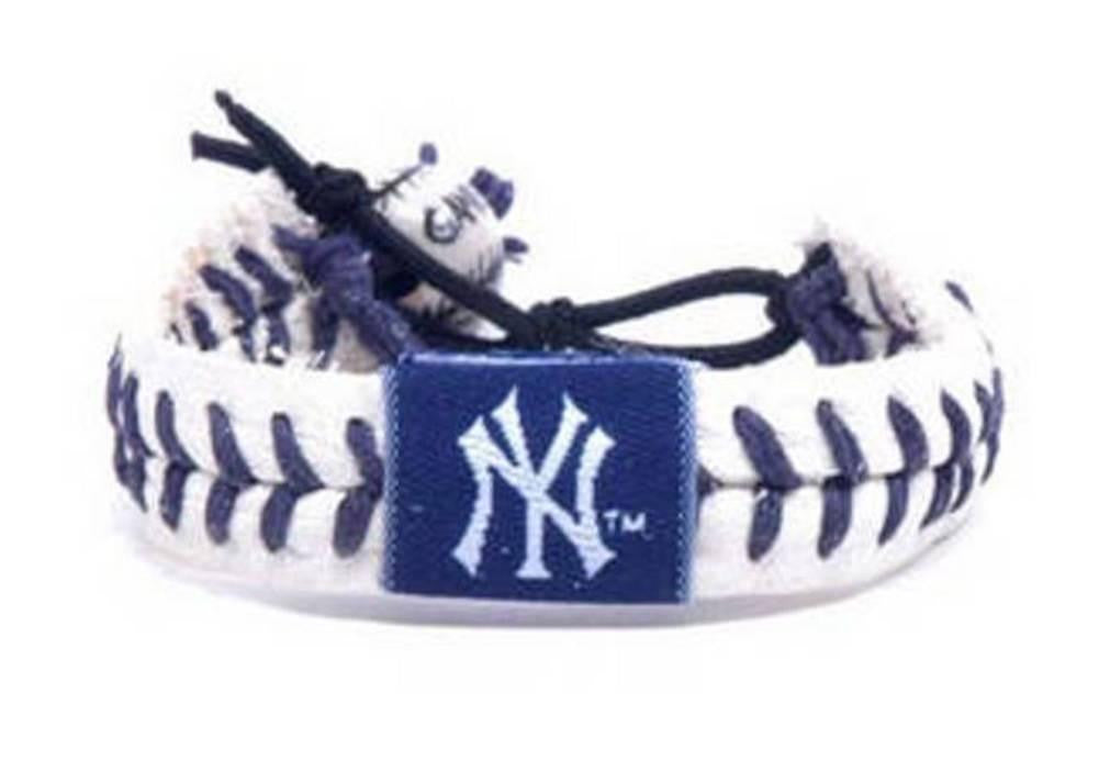 Gamewear MLB Leather Wrist Band - Yankees Authentic Band