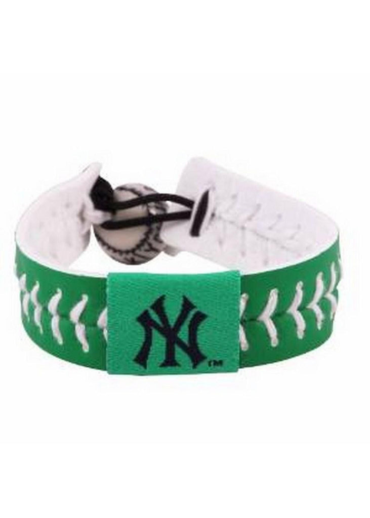 MLB New York Yankees St. Patricks Day Baseball Bracelet