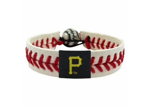 Gamewear MLB Leather Wrist Band - Pirates (Red)