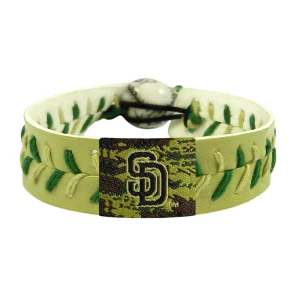 San Diego Padres Camouflage Baseball Bracelet