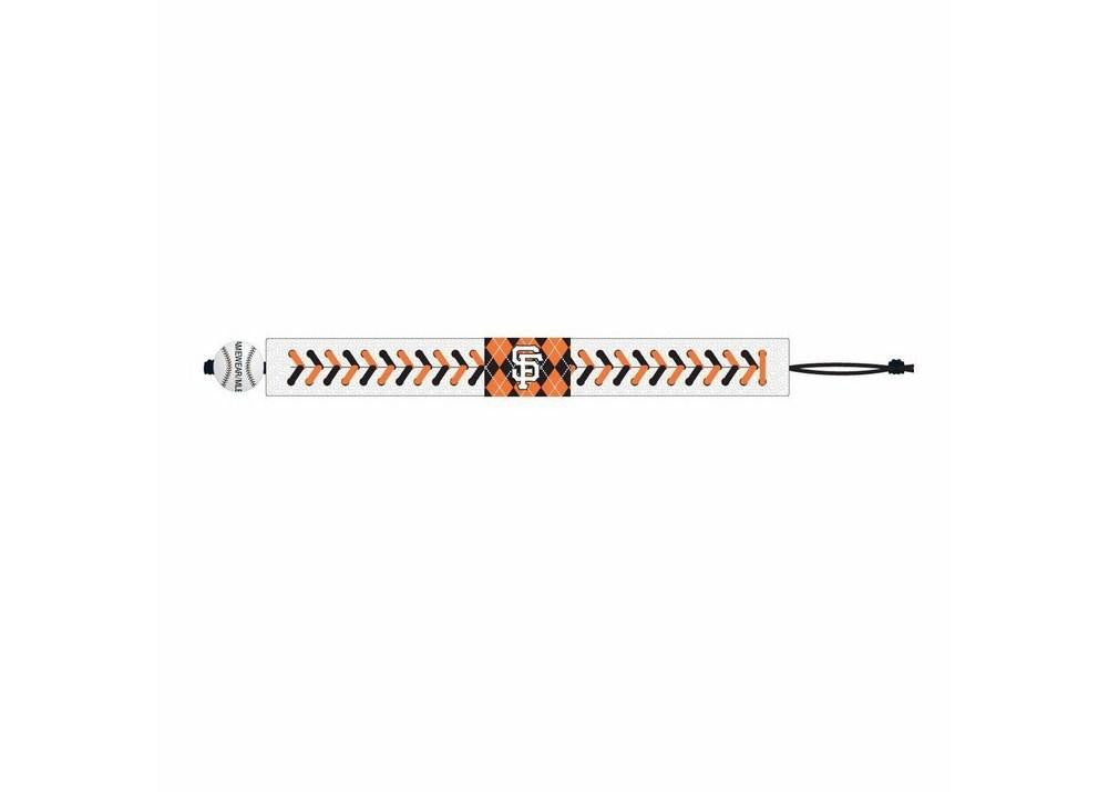 MLB San Francisco Giants Orange Argyle Bracelet