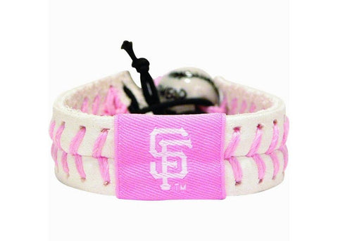 MLB San Francisco Giants Pink Baseball Bracelet