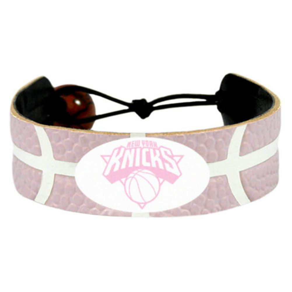 New York Knicks Pink Basketball Bracelet