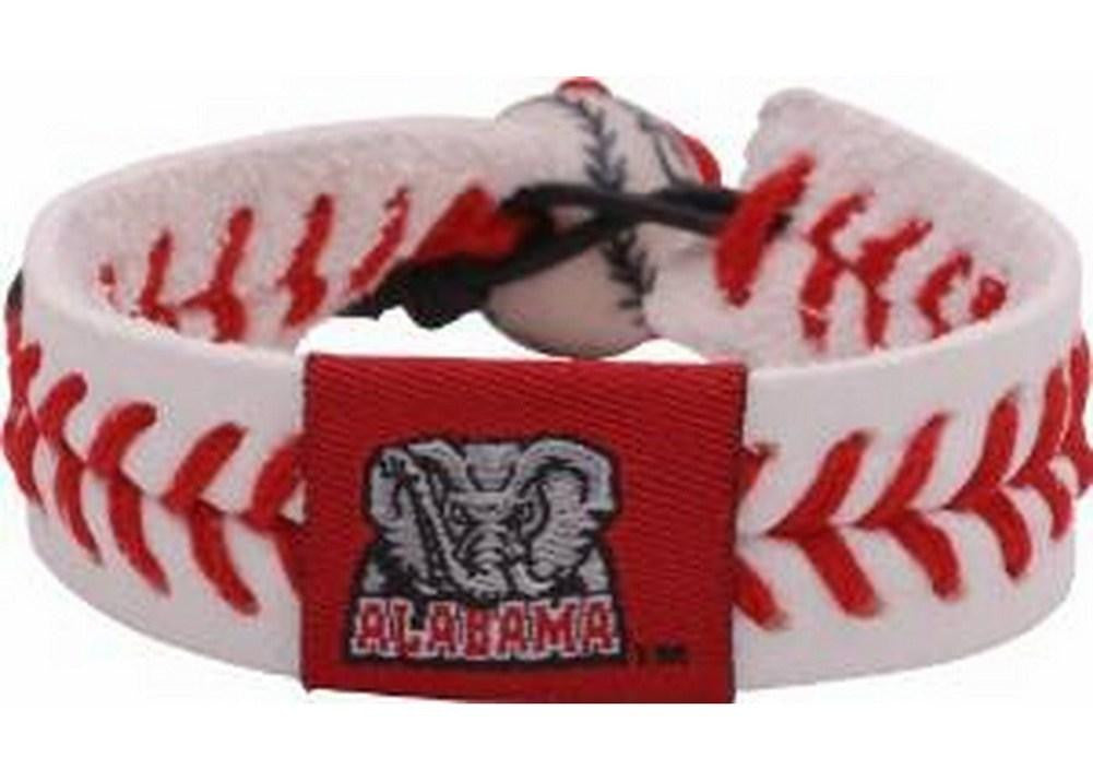 NCAA Alabama Crimson Tide A Logo Classic Baseball Bracelet