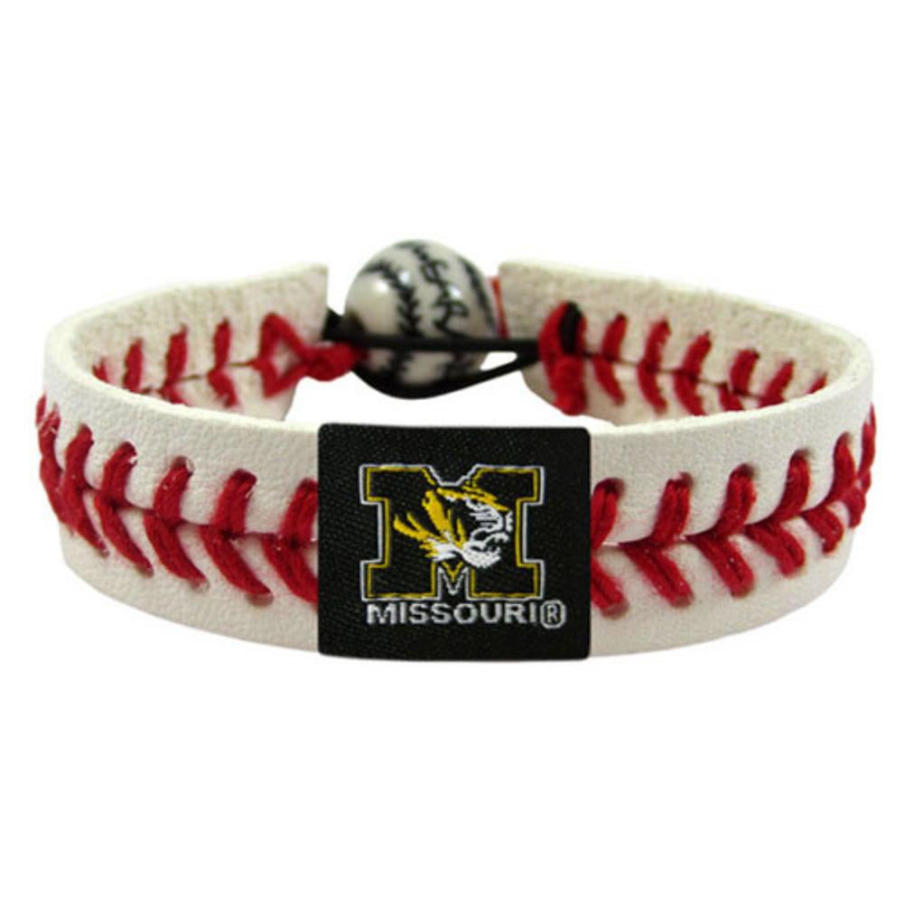 Missouri Tigers Classic Baseball Bracelet