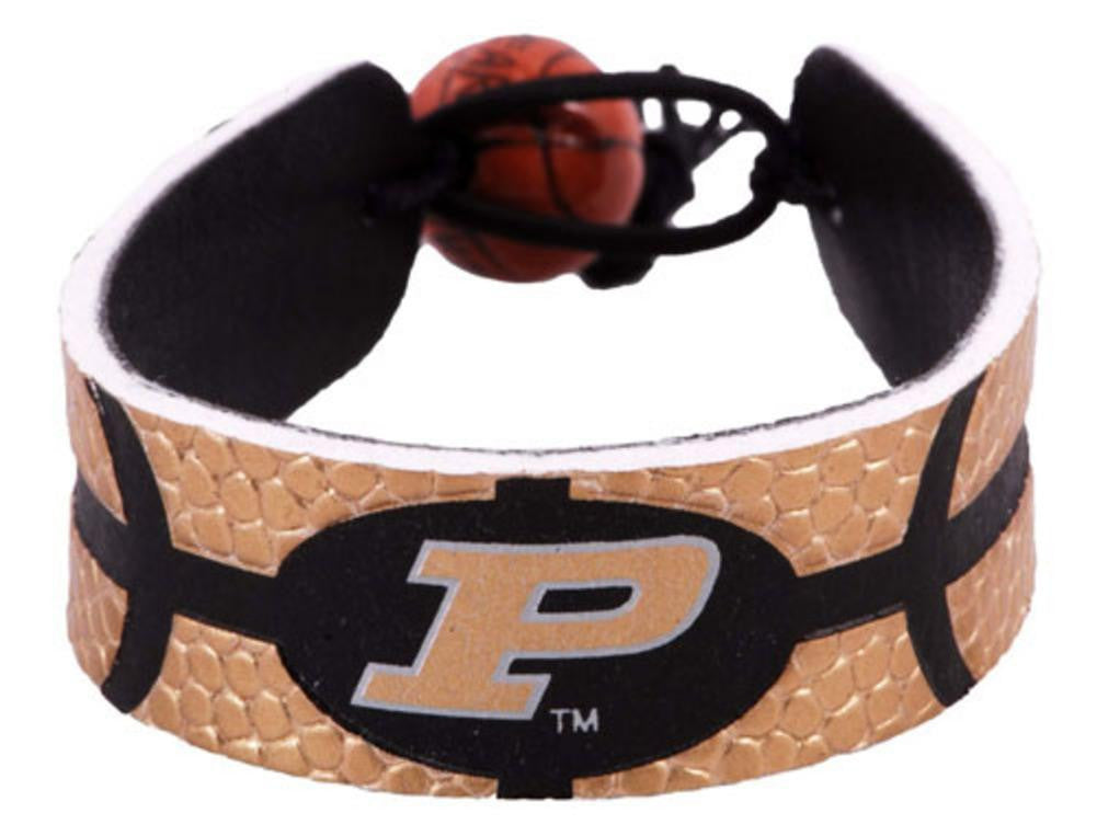 Purdue Boilermakers Team Color Basketball Bracelet