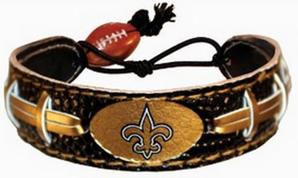 New Orleans Saints Team Color NFL Football Bracelet