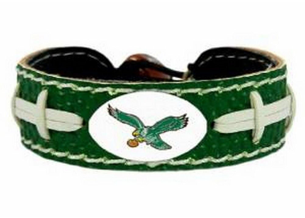 NFL Philadelphia Eagles Retro Team Color Football Bracelet