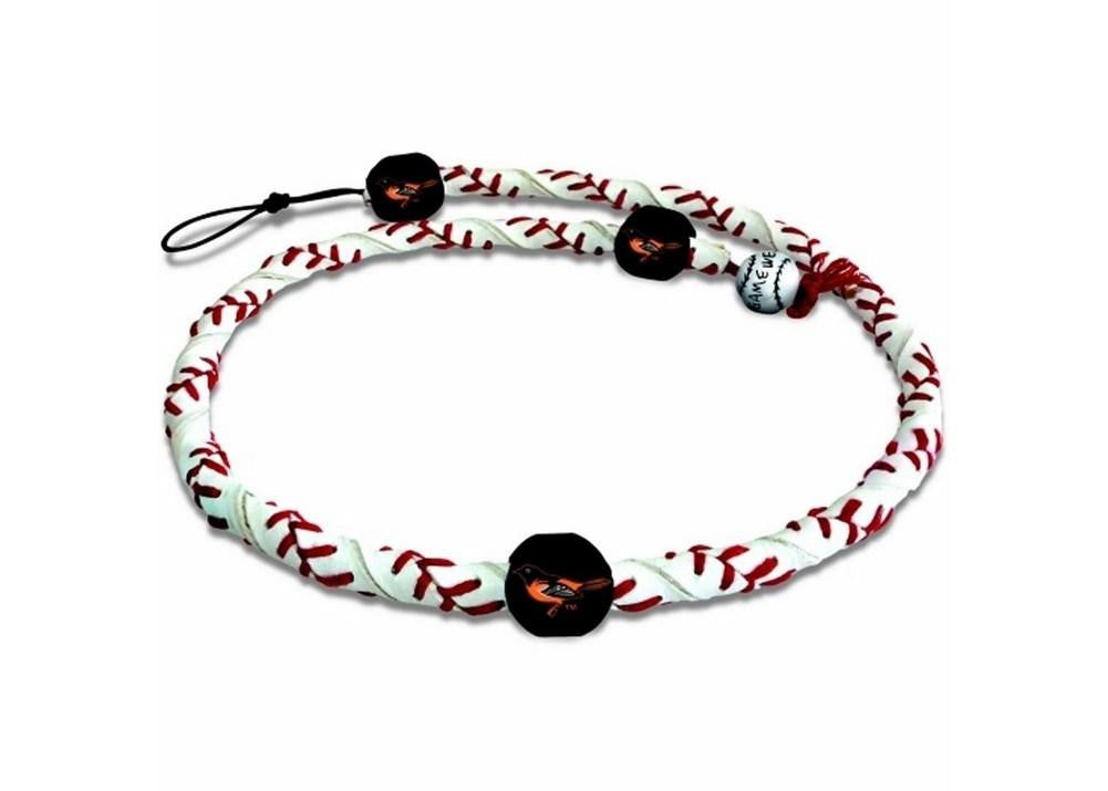 Classic Frozen Rope Baseball Bracelet - Baltimore Orioles