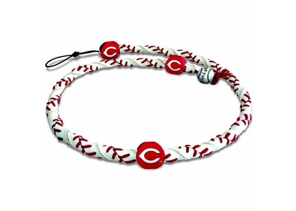 Classic Frozen Rope Baseball Bracelet - Cincinnati Reds