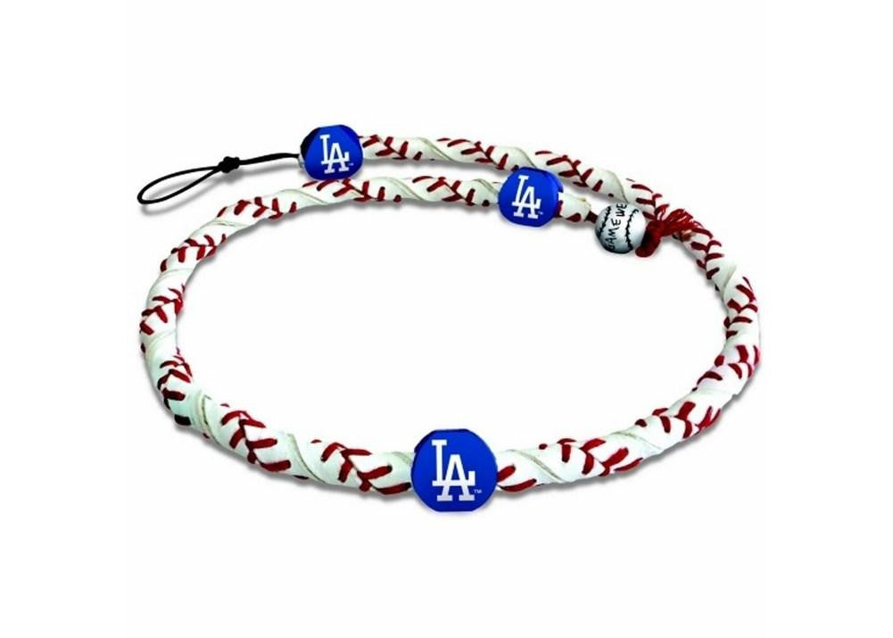 Classic Frozen Rope Baseball Bracelet - Los Angeles Dodgers