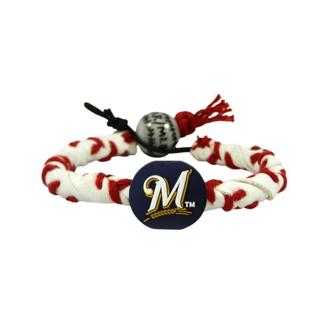 Classic Frozen Rope Baseball Bracelet - Milwaukee Brewers